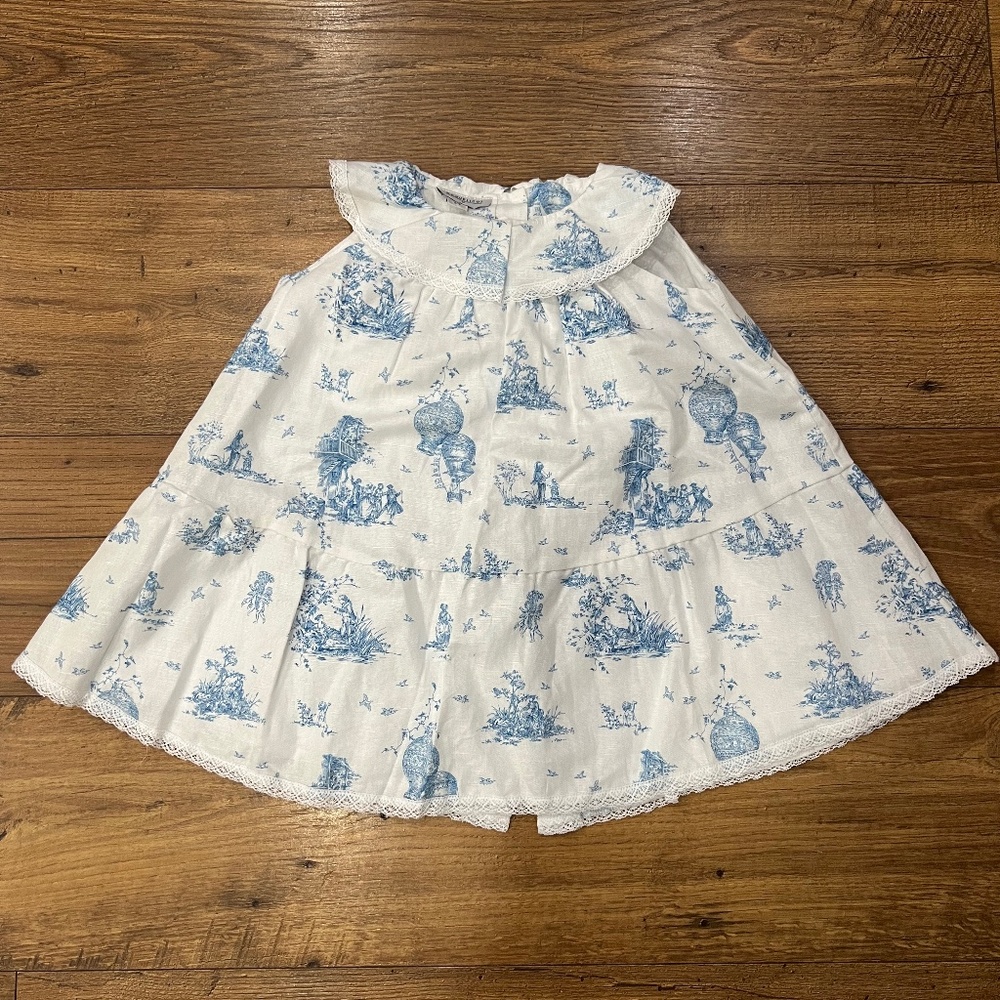Guava linen poverty dress